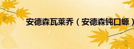 安德森瓦莱乔（安德森钝口螈）