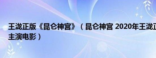 王泷正版《昆仑神宫》（昆仑神宫 2020年王泷正、王姿允主演电影）