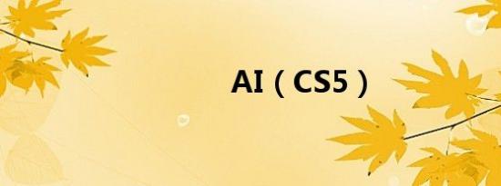 AI（CS5）