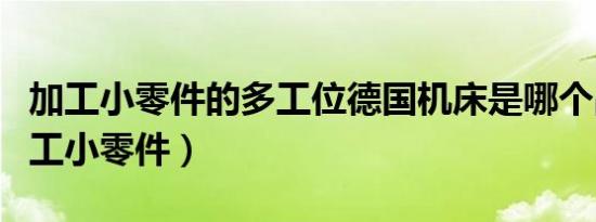 加工小零件的多工位德国机床是哪个品牌（加工小零件）