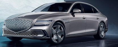 2024 款 Genesis Electrified G80 尺寸和续航里程均有所增加(图1)