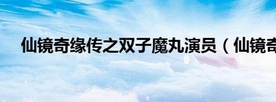 仙镜奇缘传之双子魔丸演员（仙镜奇缘）