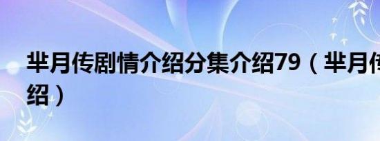 芈月传剧情介绍分集介绍79（芈月传剧情介绍）