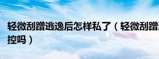 轻微刮蹭逃逸后怎样私了（轻微刮蹭逃逸查监控吗）