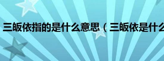 三皈依指的是什么意思（三皈依是什么意思）