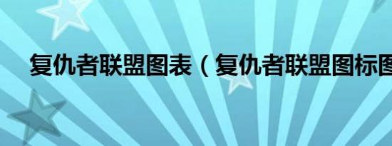 复仇者联盟图表（复仇者联盟图标图解）