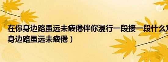 在你身边路虽远未疲倦伴你漫行一段接一段什么意思（在你身边路虽远未疲倦）