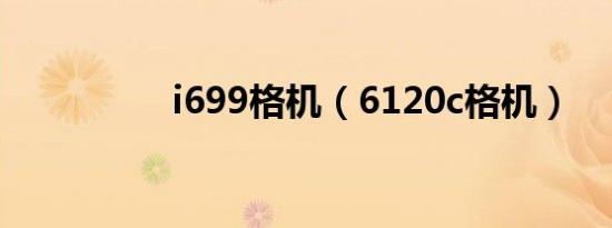 i699格机（6120c格机）