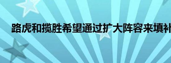 路虎和揽胜希望通过扩大阵容来填补空白