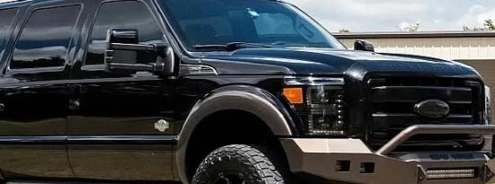 F-250超级卡车Voltrons与福特Excursion打造定制三排SUV