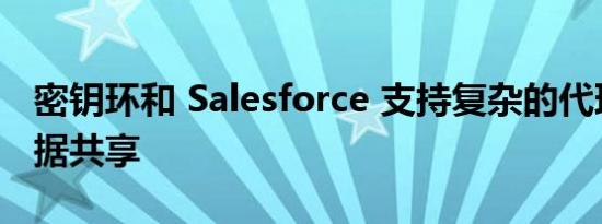 密钥环和 Salesforce 支持复杂的代理模型数据共享