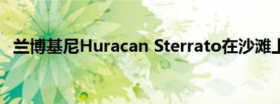 兰博基尼Huracan Sterrato在沙滩上玩耍