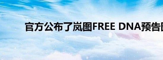 官方公布了岚图FREE DNA预告图