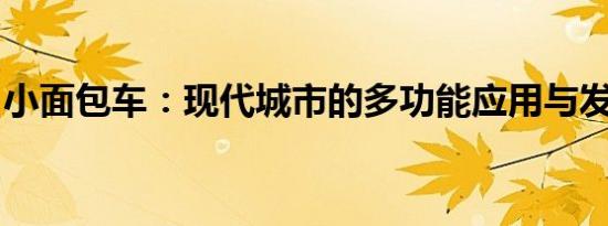 小面包车：现代城市的多功能应用与发展趋势